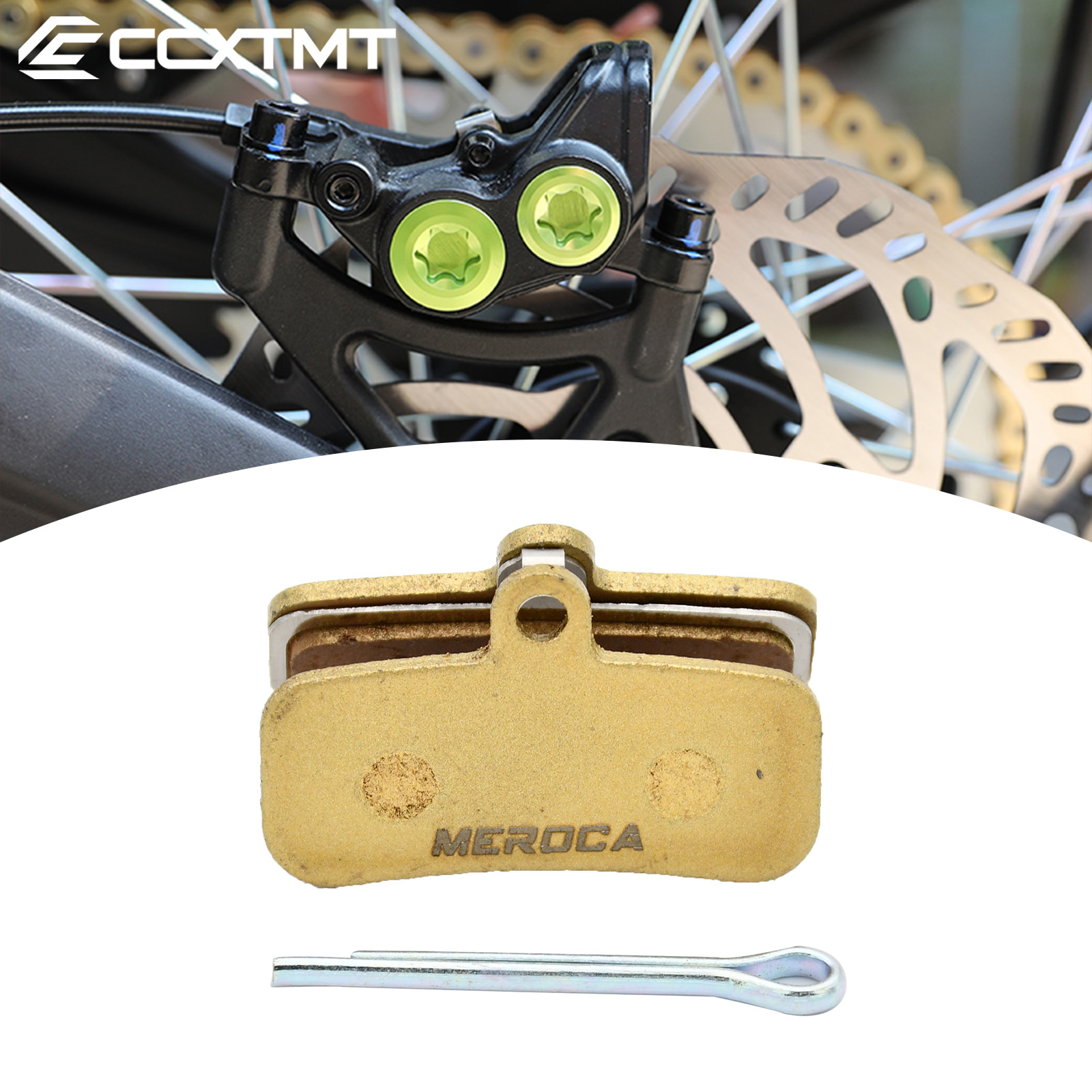 Bike Light Front Rear - Plaquettes de frein silencieuses avant et