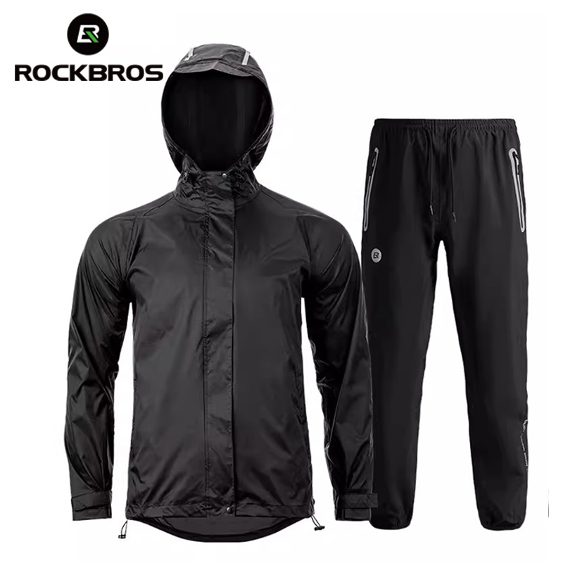 Cycling Rain Jacket Commute - ROCKBROS-Manteau de pluie à capuche de
