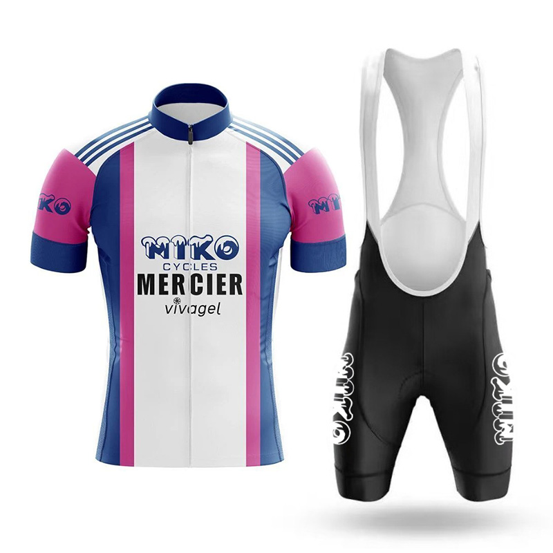Cycling Community - Maillot de cyclisme rétro Mercier Miko