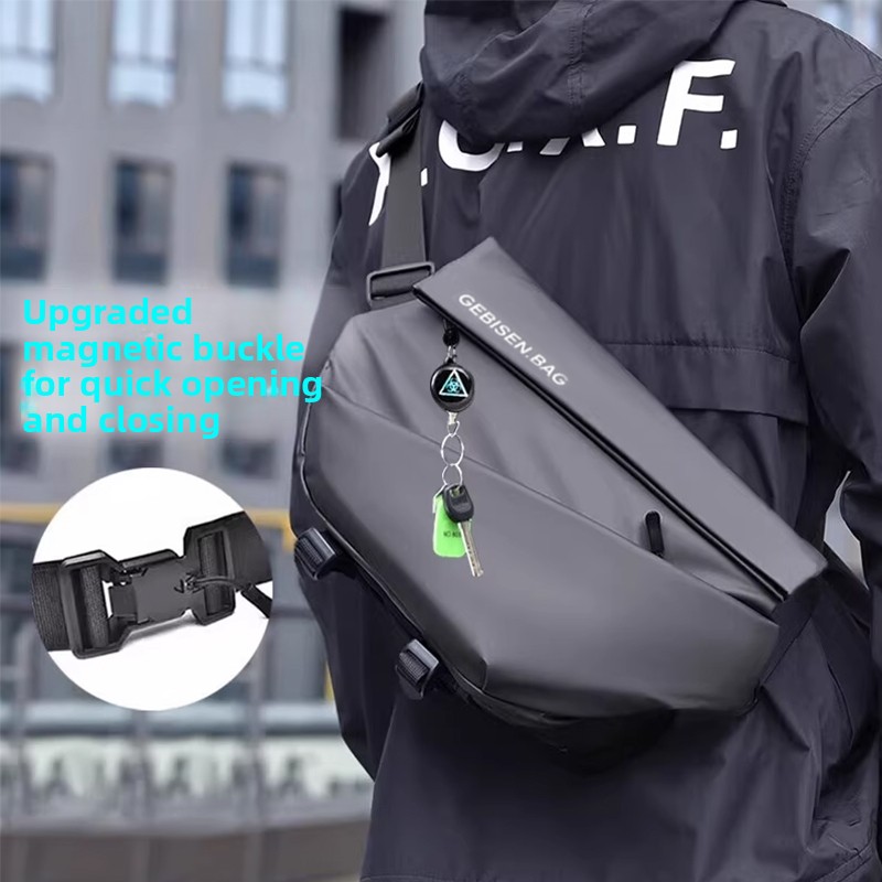 Cycling To Commute - Sac bandoulière pour homme avec boucle