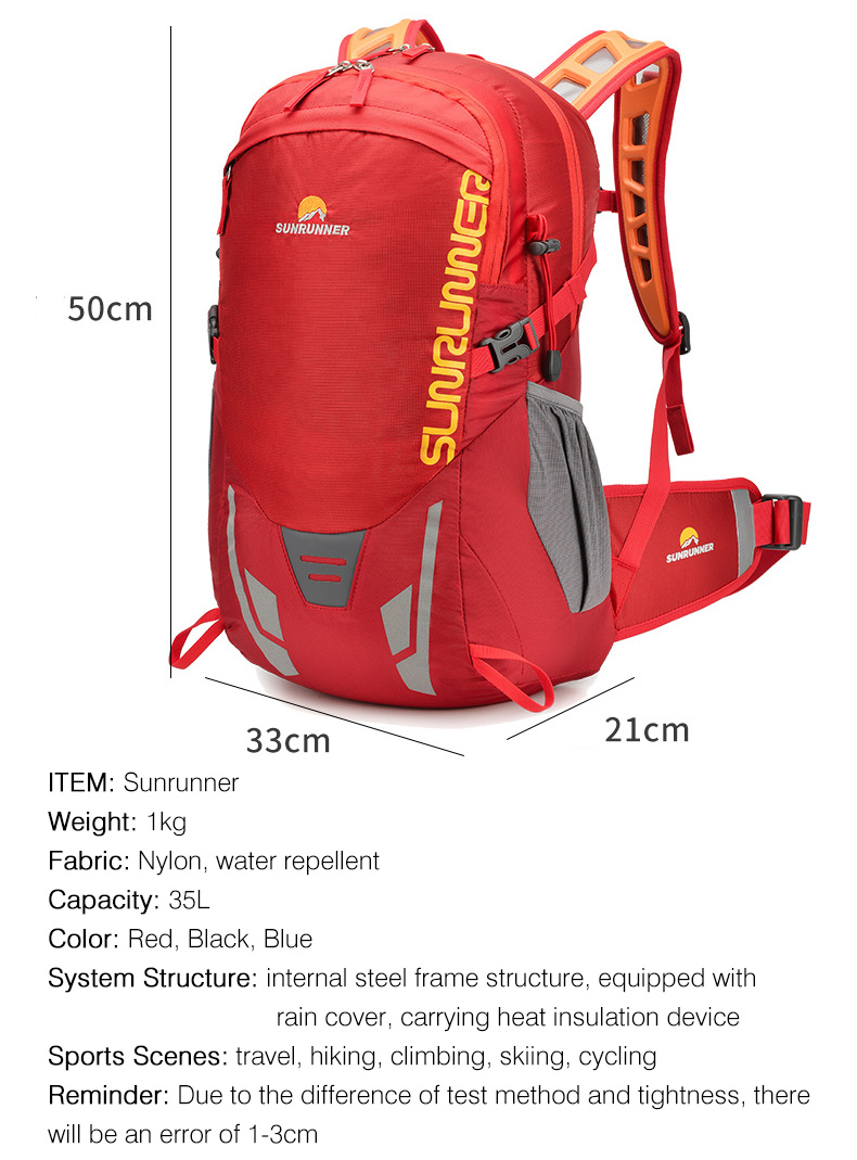 Sac à dos de randonnée 35L, gr - Cycling Journey avis et prix