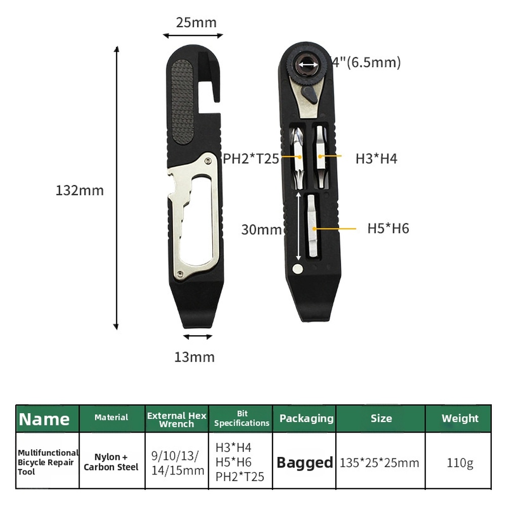 Kit d'outils pour vélo en acie - Cycling To Commute avis et prix
