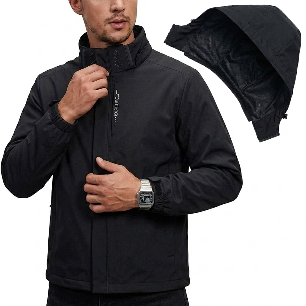 Veste tactique imperméable pou - Cycling Rain Jacket Commute avis et prix