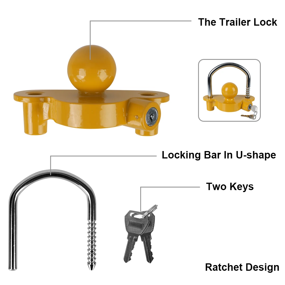 Serrure d'attelage de courempl - U Lock Heavy Duty avis et prix