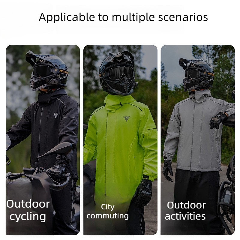 Ensemble imperméable pour moto - Cycling Rain Jacket Commute avis et prix
