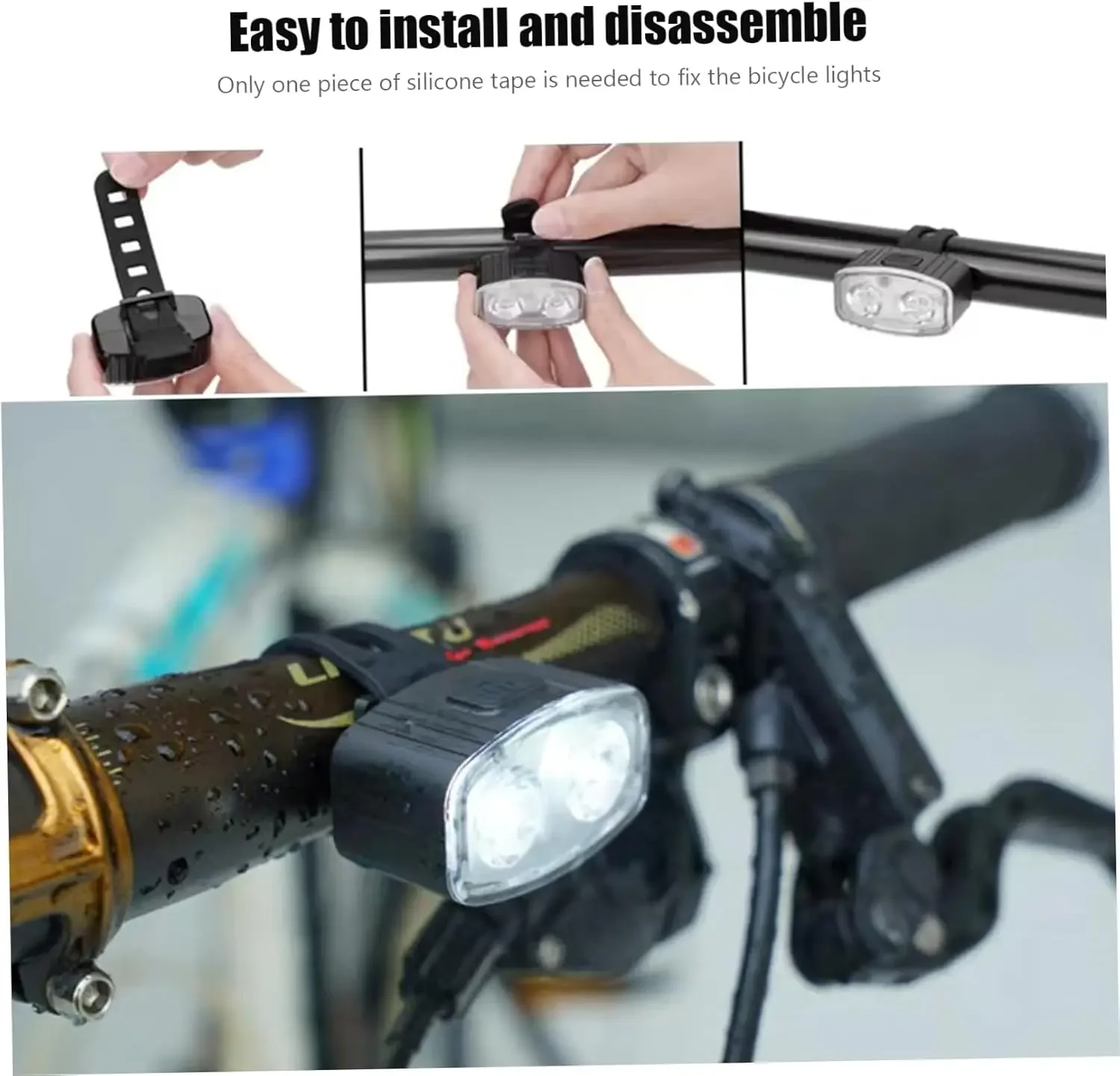 Ensemble d'éclairage avant et  - Bike Light Front Rear avis et prix