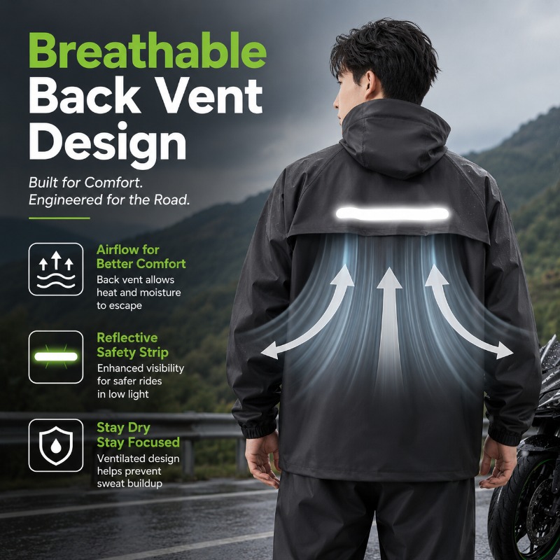 Combinaison de pluie imperméab - Cycling Rain Jacket Commute avis et prix