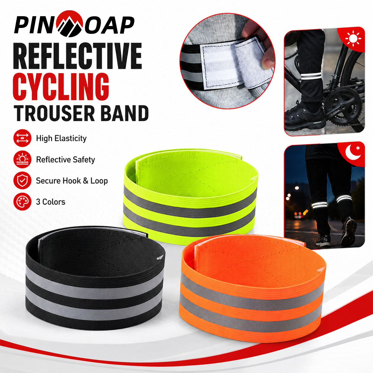 PINMOAP 1/2PCS Sangle de jambe - Cycling Commute Gear avis et prix